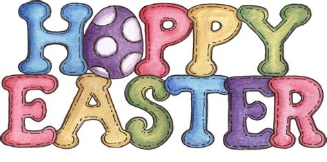 happy easter sign clip art